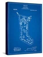 Christmas Stocking 1912 Patent-Cole Borders-Stretched Canvas