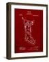 Christmas Stocking 1912 Patent-Cole Borders-Framed Art Print