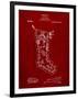 Christmas Stocking 1912 Patent-Cole Borders-Framed Art Print