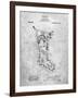 Christmas Stocking 1912 Patent-Cole Borders-Framed Art Print