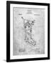 Christmas Stocking 1912 Patent-Cole Borders-Framed Art Print