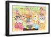 Christmas Stocking Kittens-Karen Middleton-Framed Giclee Print