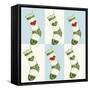 Christmas Stocking-Anna Platts-Framed Stretched Canvas