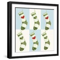 Christmas Stocking-Anna Platts-Framed Premium Giclee Print