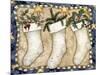 Christmas Stockings-Robin Betterley-Mounted Giclee Print