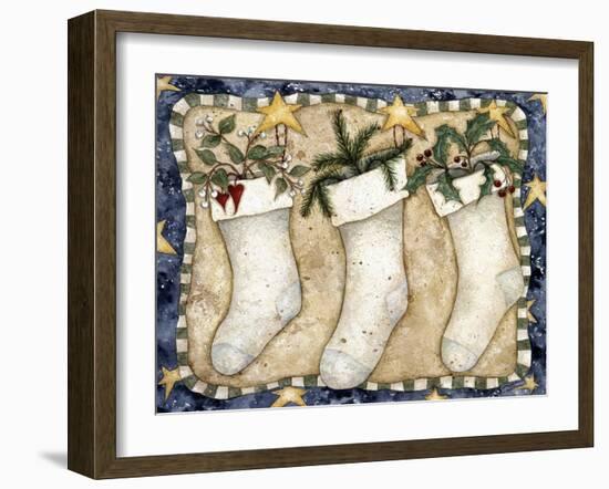 Christmas Stockings-Robin Betterley-Framed Giclee Print