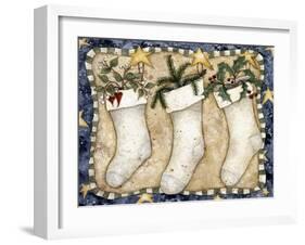 Christmas Stockings-Robin Betterley-Framed Giclee Print