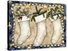 Christmas Stockings-Robin Betterley-Stretched Canvas