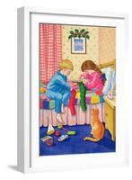 Christmas Stockings-Lavinia Hamer-Framed Giclee Print