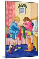 Christmas Stockings-Lavinia Hamer-Mounted Giclee Print