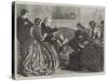 Christmas Story-Telling-John Everett Millais-Stretched Canvas