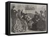 Christmas Story-Telling-John Everett Millais-Framed Stretched Canvas