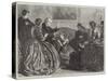 Christmas Story-Telling-John Everett Millais-Stretched Canvas