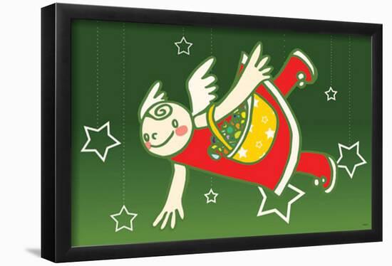 Christmas Stroll-Minoji-Framed Poster