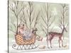 Christmas Time I-Melissa Wang-Stretched Canvas