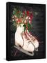 Christmas Time Ice Skates-Jean Plout-Framed Stretched Canvas