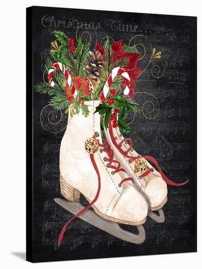 Christmas Time Ice Skates-Jean Plout-Stretched Canvas