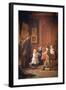 Christmas-Time, the Blodgett Family, 1864-Eastman Johnson-Framed Art Print