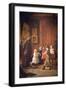 Christmas-Time, the Blodgett Family, 1864-Eastman Johnson-Framed Art Print