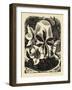 Christmas Toses, 1928 (Wood Engraving)-John Northcote Nash-Framed Giclee Print