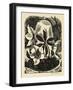 Christmas Toses, 1928 (Wood Engraving)-John Northcote Nash-Framed Giclee Print