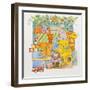 Christmas toys and gifts-Jennifer Abbott-Framed Giclee Print