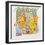 Christmas toys and gifts-Jennifer Abbott-Framed Giclee Print