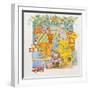 Christmas toys and gifts-Jennifer Abbott-Framed Giclee Print