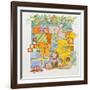 Christmas toys and gifts-Jennifer Abbott-Framed Giclee Print