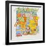 Christmas toys and gifts-Jennifer Abbott-Framed Giclee Print