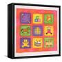 Christmas Toys-Cathy Baxter-Framed Stretched Canvas