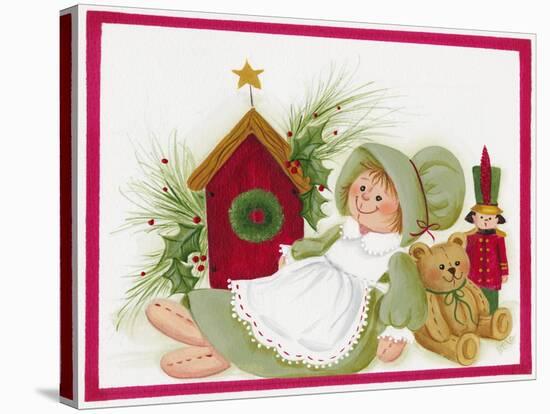 Christmas Toys-Beverly Johnston-Stretched Canvas