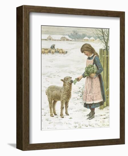 Christmas Treat-Henry Johnstone-Framed Giclee Print