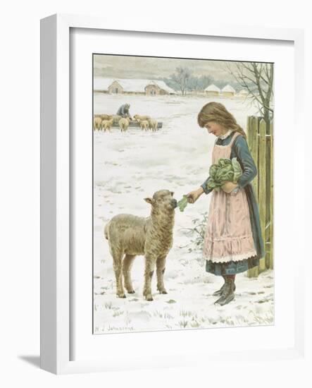 Christmas Treat-Henry Johnstone-Framed Giclee Print