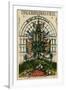 Christmas Tree 1851-null-Framed Art Print