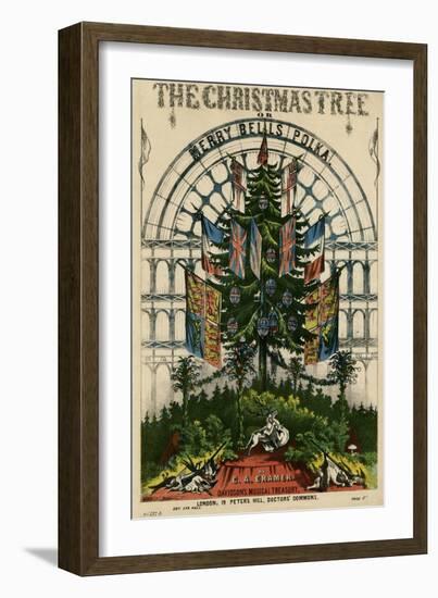 Christmas Tree 1851-null-Framed Art Print