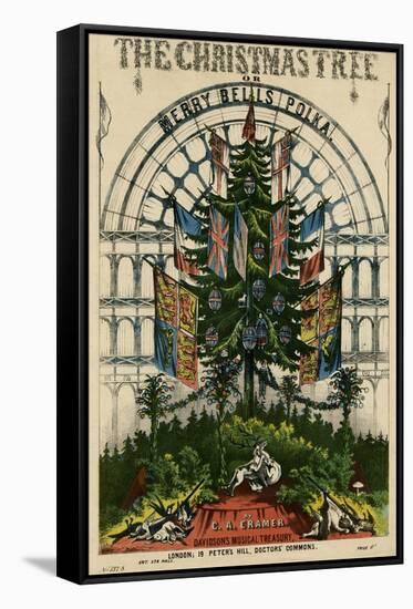 Christmas Tree 1851-null-Framed Stretched Canvas