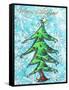 Christmas Tree 1-Megan Aroon Duncanson-Framed Stretched Canvas