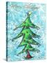 Christmas Tree 1-Megan Aroon Duncanson-Stretched Canvas