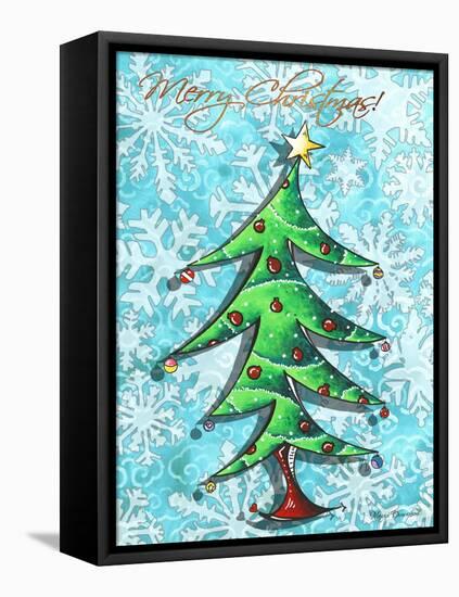 Christmas Tree 1-Megan Aroon Duncanson-Framed Stretched Canvas