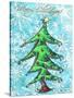 Christmas Tree 1-Megan Aroon Duncanson-Stretched Canvas