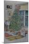 Christmas Tree, 2009,( Watercolor)-Anthony Butera-Mounted Giclee Print