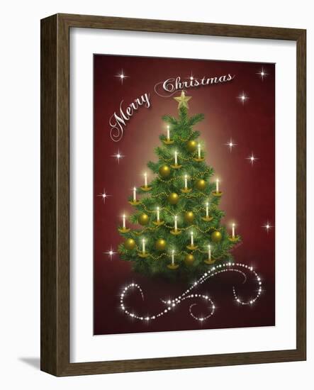 Christmas Tree 5-Tina Nichols-Framed Giclee Print