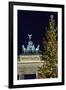 Christmas Tree and Brandenburg Gate-Jon Hicks-Framed Premium Photographic Print