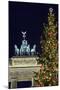 Christmas Tree and Brandenburg Gate-Jon Hicks-Mounted Premium Photographic Print