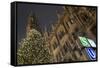 Christmas Tree at Neues Rathaus in Munich-Jon Hicks-Framed Stretched Canvas