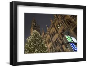 Christmas Tree at Neues Rathaus in Munich-Jon Hicks-Framed Photographic Print