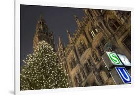 Christmas Tree at Neues Rathaus in Munich-Jon Hicks-Framed Photographic Print