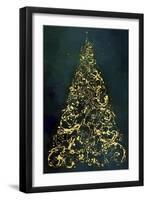 Christmas Tree at Night-Cora Niele-Framed Giclee Print