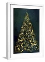 Christmas Tree at Night-Cora Niele-Framed Giclee Print